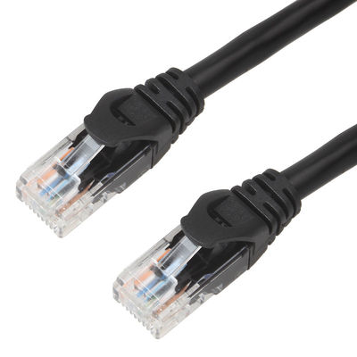 10Gps 24AWG Cat 6a UTP 케이블, BC7/0.2 PVC 재킷 패치 코드 Cat 6a Amp