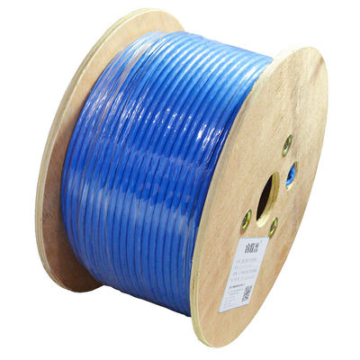 OEM 네트워크 Cat7 랜 케이블 고속도 20Gbps 24AWG BC S/FTP PVC 재킷 4 쌍