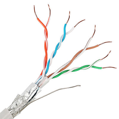 전선 가닥과 두배 보호해야 하는 Cat5e 랜 케이블 UTP SFTP 24AWG