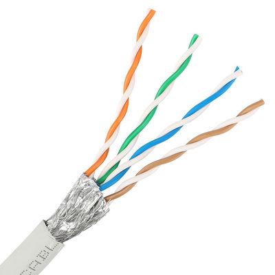 26AWG FTP LSZH Cat5e 랜 케이블 BC 관리인 1000 피트 다중-컬러