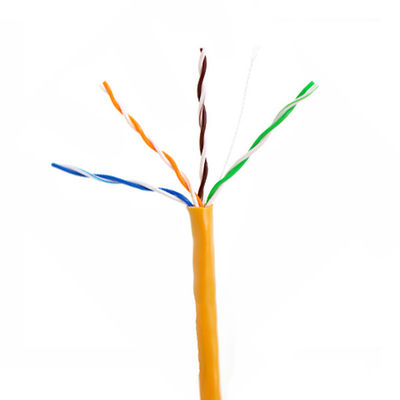 24AWG LSZH 저발연 Cat5e 케이블, 제로 할로겐 Cat5e 외부 케이블 305m