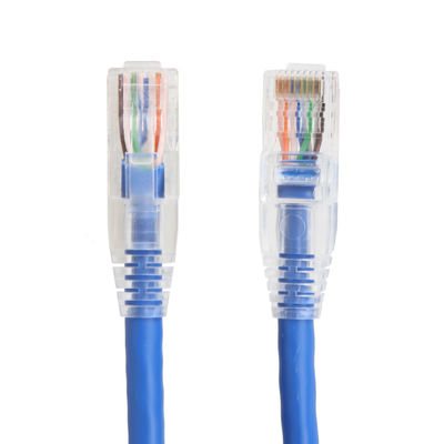 이더넷 Cat6 패치 코드 UPC 고속도 PVC LSZH 재킷을 마구간에 넣으세요