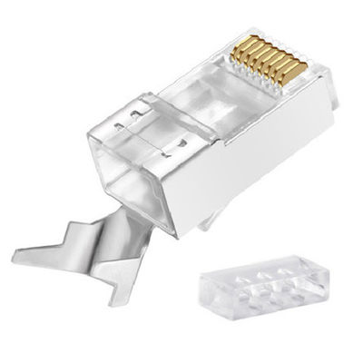 CAT5E CAT6 CAT6A CAT7 CAT8를 위한 이더네트 RJ45 전선 연결관