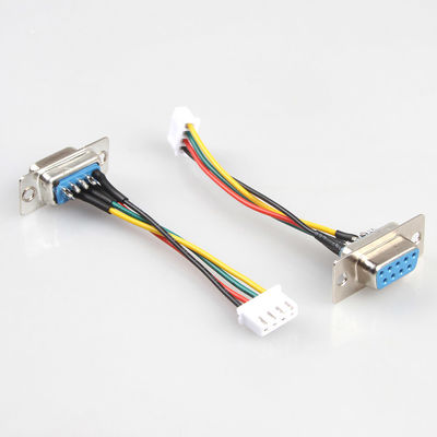 XH JST 3 핀에 여성인 OEM 구리 산업적 와이어 장치 어셈블리 DB9