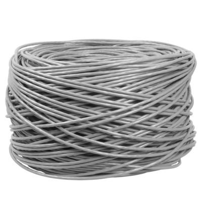 UTP Cat6 24 AWG Cat 5e 패치 케이블 BC 0.51 IPVC는 4 쌍 305m을 입힙니다