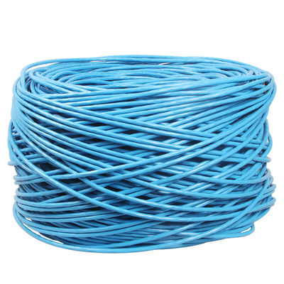 UTP Cat6 24 AWG Cat 5e 패치 케이블 BC 0.51 IPVC는 4 쌍 305m을 입힙니다