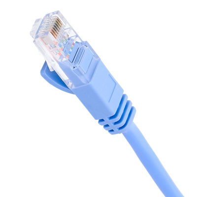 구리 24AWG 접속 코드 Cat 5e, BC7/0.2 PVC 재킷 UTP Cat5e 패치 케이블
