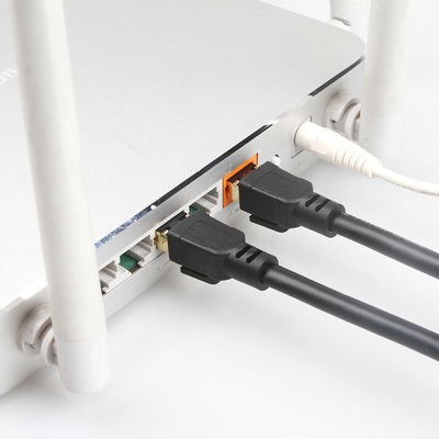 실용적인 OEM 기가비트 이더넷 Cat8 패치 케이블 S/FTP 40Gbps 2000MHZ