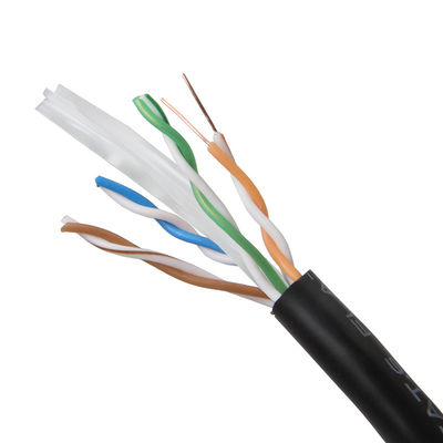 10Gps 24AWG Cat 6a UTP 케이블, BC7/0.2 PVC 재킷 패치 코드 Cat 6a Amp