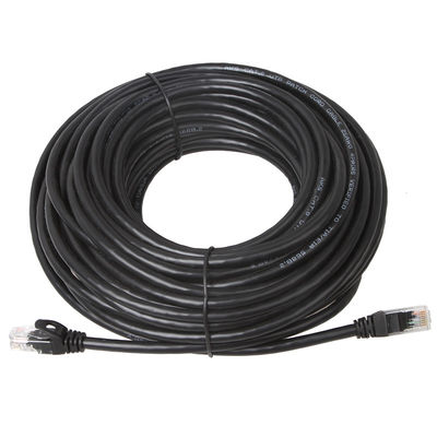 10Gps 24AWG Cat 6a UTP 케이블, BC7/0.2 PVC 재킷 패치 코드 Cat 6a Amp