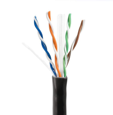23AWG 실용적인 Cat6 랜 케이블 BC 0.57 UTP PVC 재킷 4쌍 305m