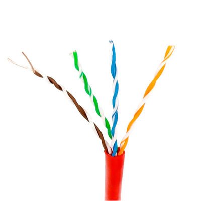 0.95 밀리미터 구리 크래드 알루미늄 Cat5e 8 쌍인 실용적 다중-컬러 UTP Cat5e CCA