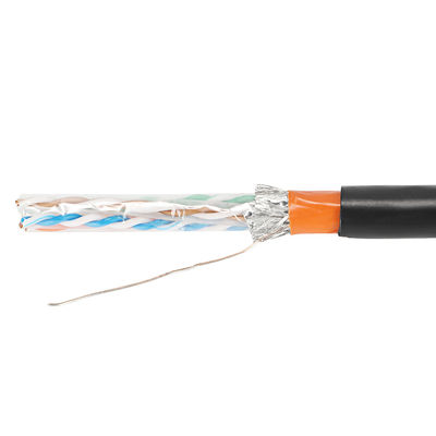 PVC 재킷과 야외 23AWG Cat5e 랜 케이블 Cat6 Cat6A Cat7 Cat7A