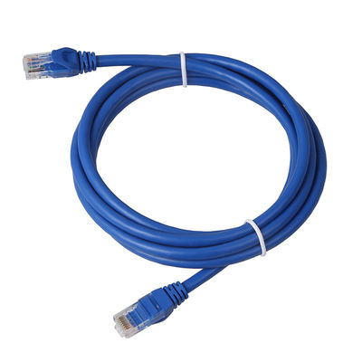 8P8C 연결기와 24AWG 푸른 Cat6 패치 코드 BC7/0.2 UTP PVC 재킷