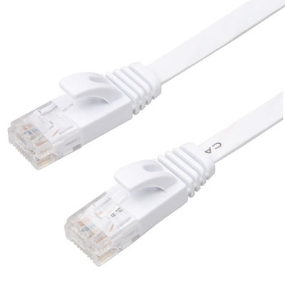 동영상과 모뎀 Cat6 단단한 평평한 패치 케이블 고속도 30 AWG