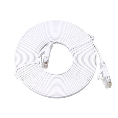 동영상과 모뎀 Cat6 단단한 평평한 패치 케이블 고속도 30 AWG