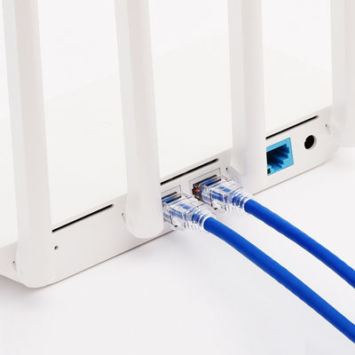 100W PoE+ RJ45 케이블 이더넷 Cat6, 푸른 Cat6 기가비트 Ethernet 케이블
