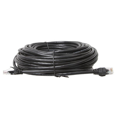 CMG 모듈 플러그 연결기와 검은 LSZH UTP Cat6a 랜 케이블