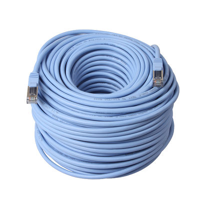 RJ45 연결기와 실내 이더넷 Cat5e 패치 코드 100m FTP STP PVC 재킷