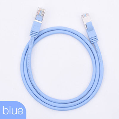 RJ45 연결기와 실내 이더넷 Cat5e 패치 코드 100m FTP STP PVC 재킷