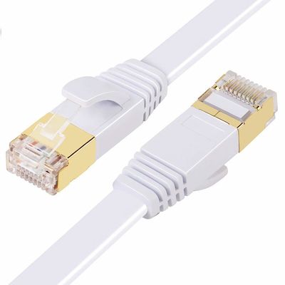 RJ45 연결기와 컴퓨터 Cat7 평평한 패치 케이블 SFTP 차폐