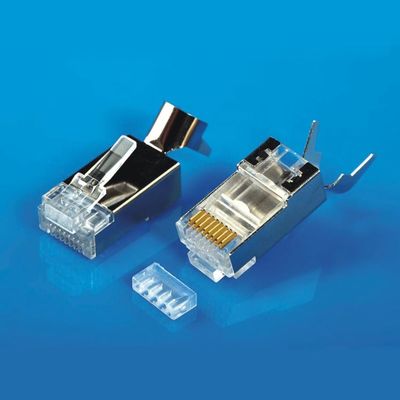 CAT5E CAT6 CAT6A CAT7 CAT8를 위한 이더네트 RJ45 전선 연결관