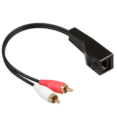 RCA 오디오 신호 3.5 MM 스테레오 케이블 빨간 화이트 색은 Cat5 Cat6 Cat7 Cat8에 적합합니다