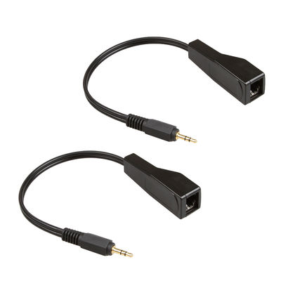 RJ45 여성 오디오 교수에 대한 Cat5 Cat6 관습 와이어 조립체 3.5 밀리미터 스테레오