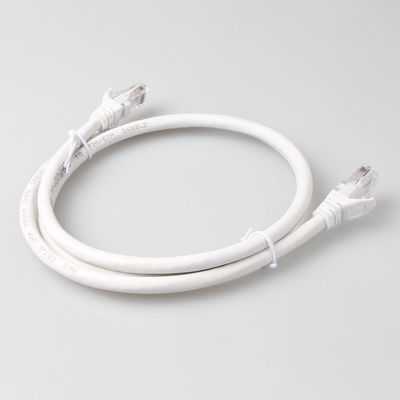 OEM Cat 6a 이더넷 LAN 케이블은 RJ45 연결기와 7/0.2 PVC / LSZH 재킷을 구리도금합니다