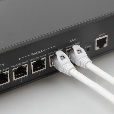 OEM Cat 6a 이더넷 LAN 케이블은 RJ45 연결기와 7/0.2 PVC / LSZH 재킷을 구리도금합니다