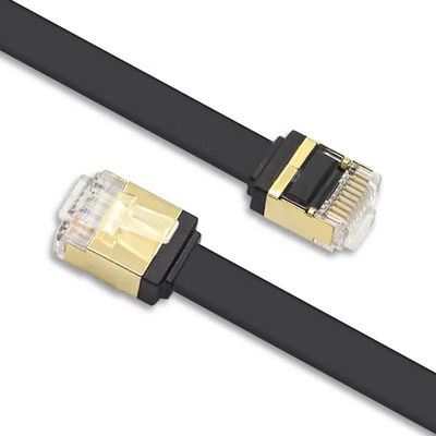 극단적 가는 RJ45 Cat7 패치 코드 플랫 네트워크 Cat5e CAT6 LSZH 재킷