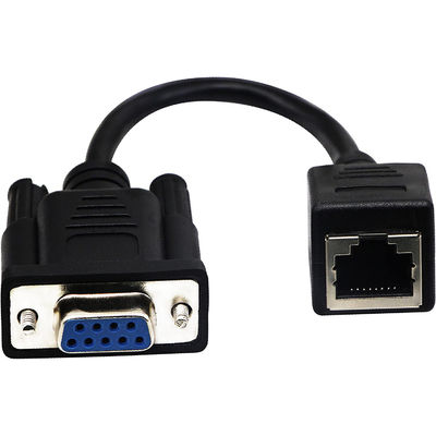 RS232 케이블, DB9 9 핀 산업용 이더넷 케이블 조립에 대한 Cat5 Cat6 RJ45