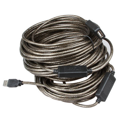 오래가는 PVC USB 활동 리피터 케이블, 30M USB 중계기 연장 케이블