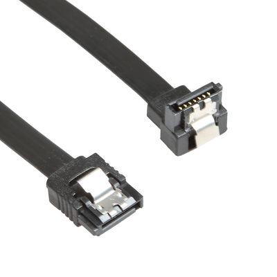 록킹 래치와 12 인치 데이터 SATA 3 전원 케이블 90 도 직각