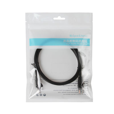 RJ45 숫놈 커넥터와 검은 CCA UTP FTP Cat5e 패치 코드 케이블