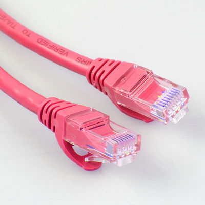 26AWG FTP UTP Cat6a 패치 코드 4 쌍 빨간색 다목적