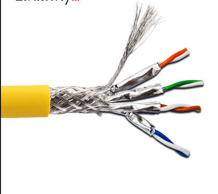 PVC 재킷 이더넷 Cat7 랜 케이블 HDPE 단열재 나동선