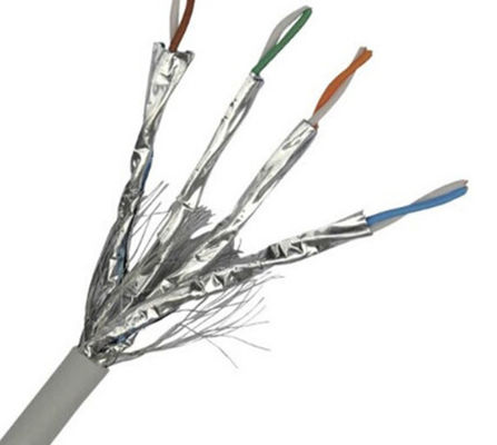 PVC 재킷 이더넷 Cat7 랜 케이블 HDPE 단열재 나동선