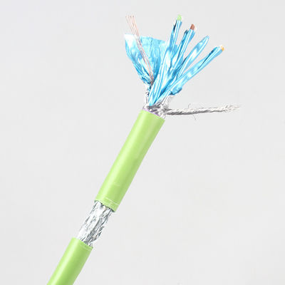 구리 PVC LSZH Cat7 랜 케이블 길이 100m 다목적 PE 단열재