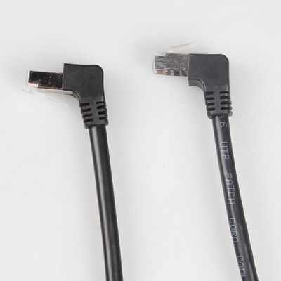 공장 직접적 CAT 6 Ethernet 케이블 연결기 부속물 직각 플러그
