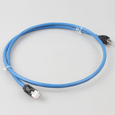 Cat6a S/FTP Ethernet 케이블 6 피트  RJ45 네트워크 코드는 산업적 바퀴멈추개 사슬 네트워크 케이블을 메웁니다